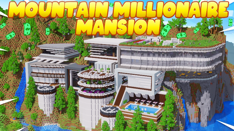 Millionaire Mountain Mansion in Minecraft Marketplace