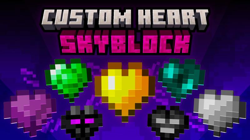 Custom Heart Skyblock Key Art