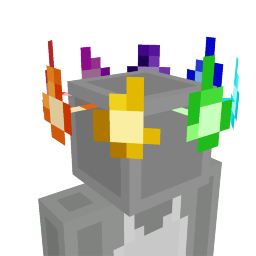 Rainbow Fire Head Aura Key Art