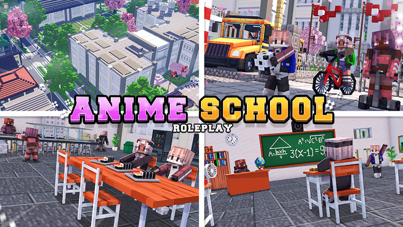 Anime School Roleplay Key Art