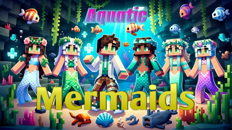 Aquatic Mermaids Key Art