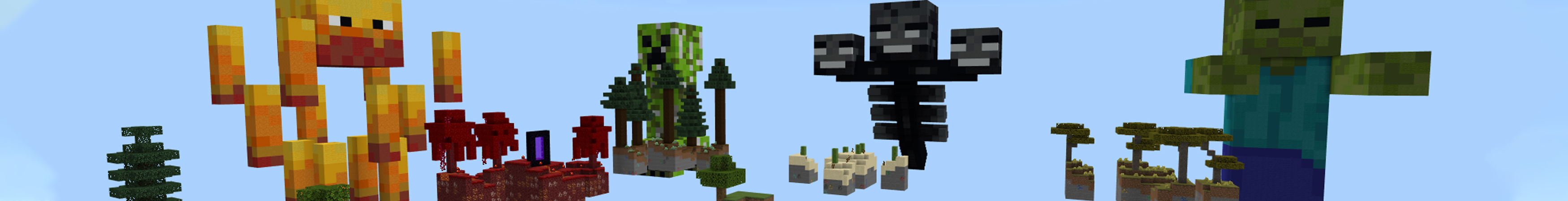 Skyblock: Giant Mobs Panorama