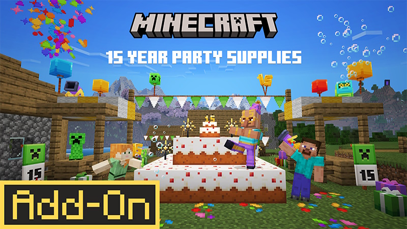 15 Year Party Supplies Key Art