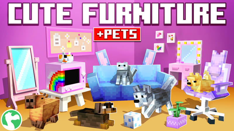 Cute Furniture + Pets on the Minecraft Marketplace by Dodo Studios