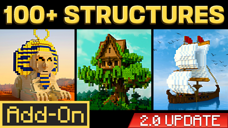 100+ Structures 2.0 Add-On