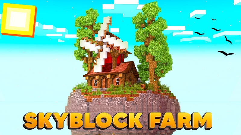 Skyblock Farm Key Art