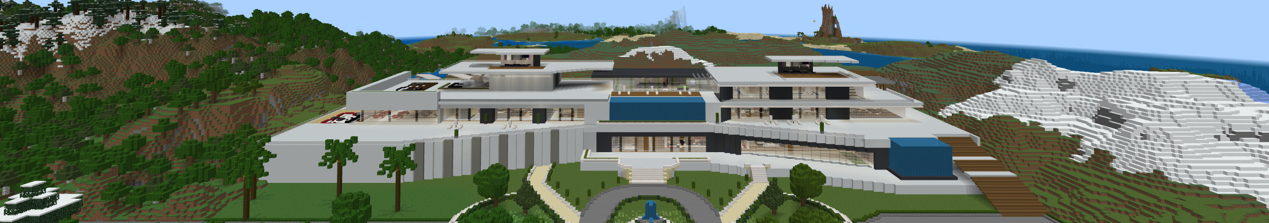 Modern Mansion Panorama