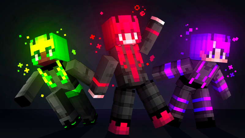 Neon Demons on the Minecraft Marketplace by CrackedCubes