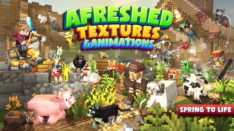 Afreshed Textures & Animations Key Art