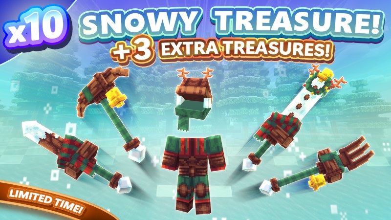 [OP SMP] 10x Snowy Treasure [+3 FREE]