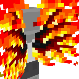 Burning Fire Wings on the Minecraft Marketplace by Mazario Studios