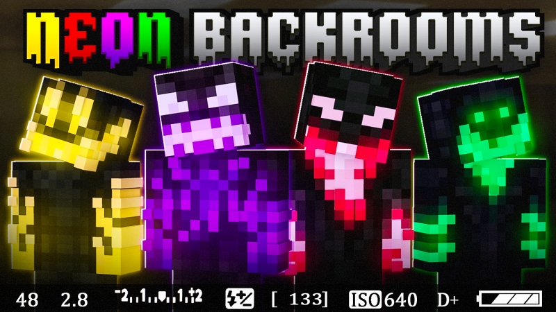 Neon Backrooms Key Art