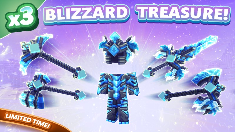 3x Blizzard Treasure