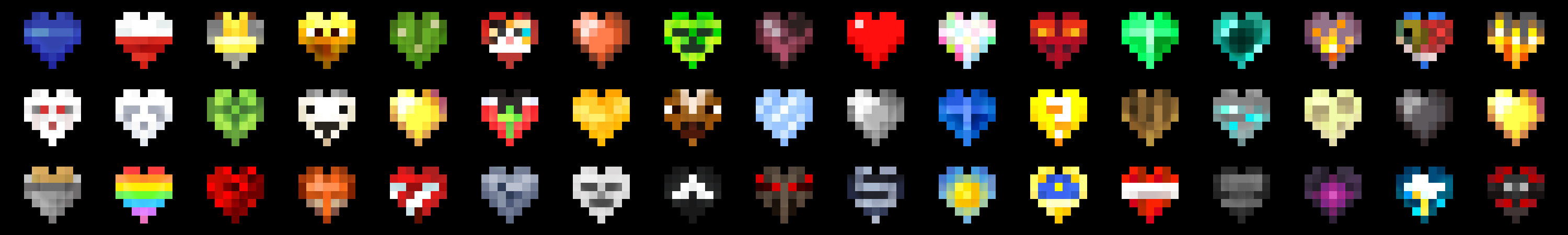 Custom Hearts Skyblock Panorama