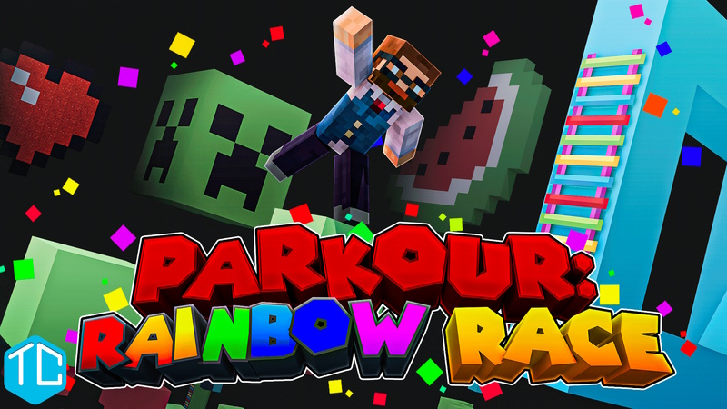 Parkour: Rainbow Race Key Art