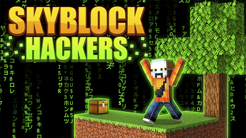 Skyblock Hackers Key Art