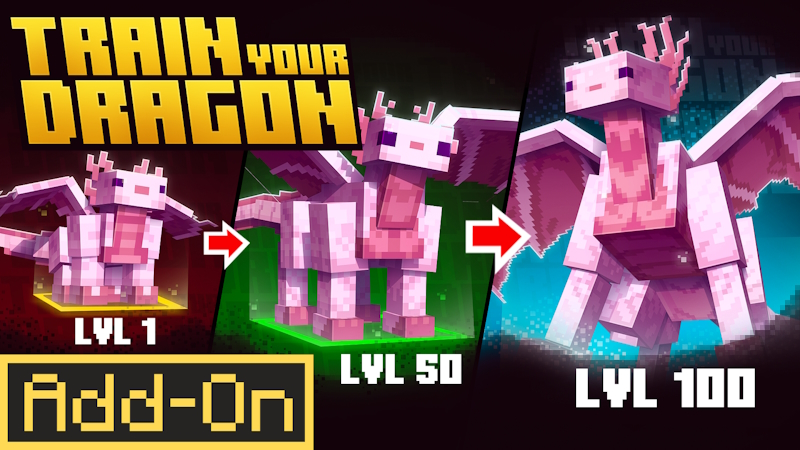 Train Your Dragon Add-on on the Minecraft Marketplace by Pixell Studio