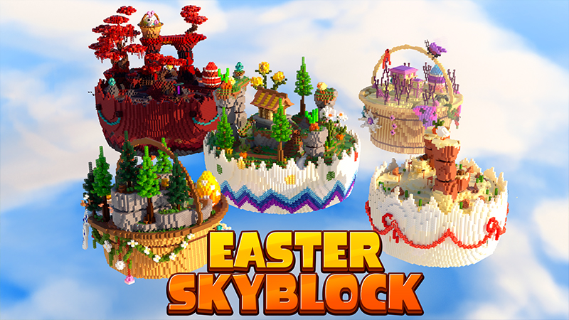 Easter Skyblock Key Art