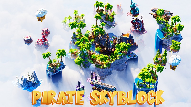 Pirate Skyblock Key Art
