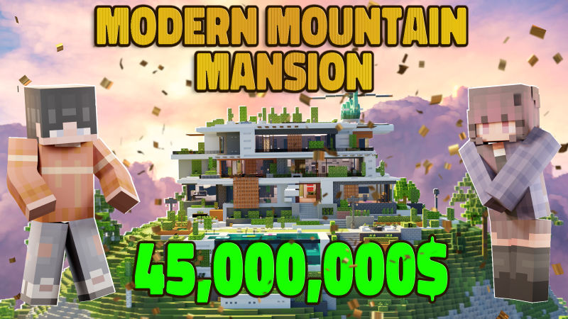 Modern Mountain Mansion Key Art