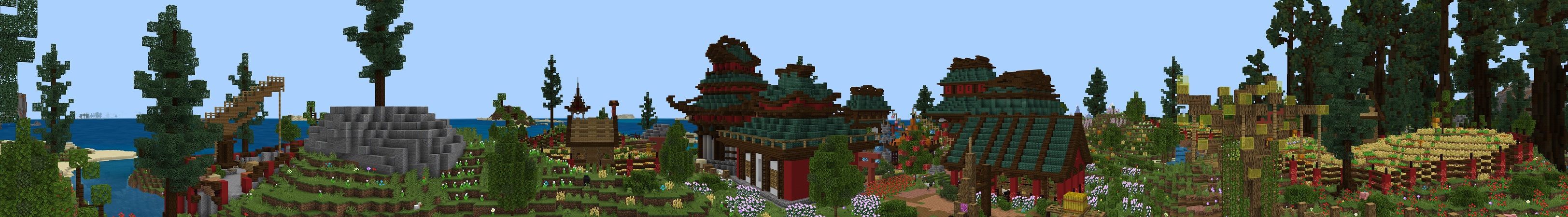 Hidden Ninja Village Panorama