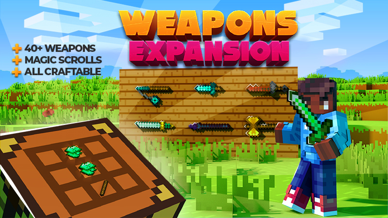 Weapons Expansion in Minecraft Marketplace Minecraft