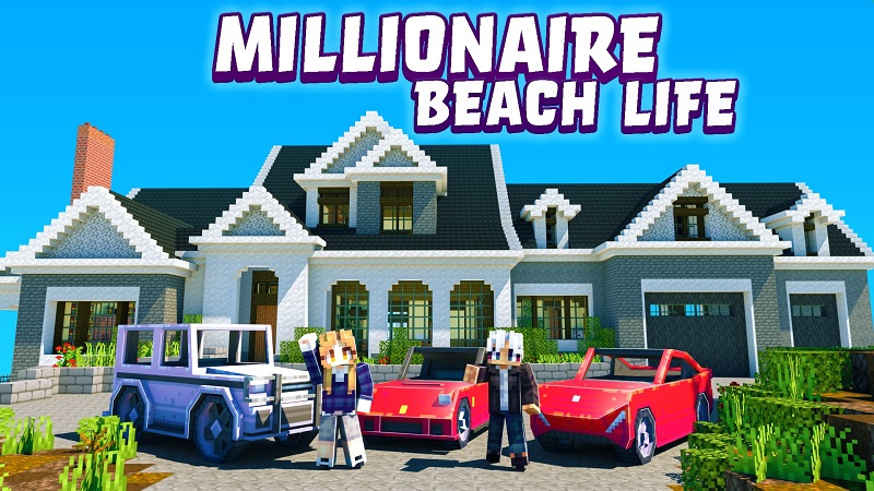 Millionaire Beach Life Key Art