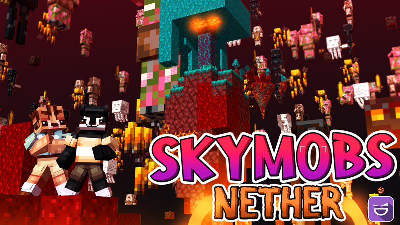 Sky Mobs Nether Edition Key Art