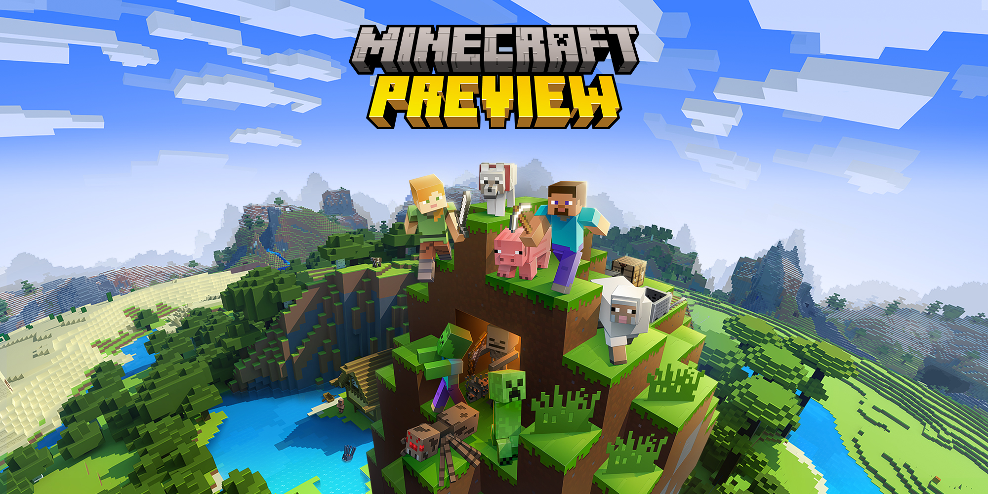 Minecraft Preview Key Art