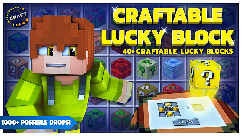 Craftable Lucky Block Key Art