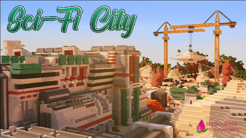 SciFi City on the Minecraft Marketplace by Shaliquinn's Schematics SciFi City on the Minecraft Marketplace by Shaliquinn's Schematics
