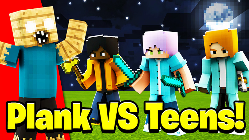 Plank VS Teens! Key Art