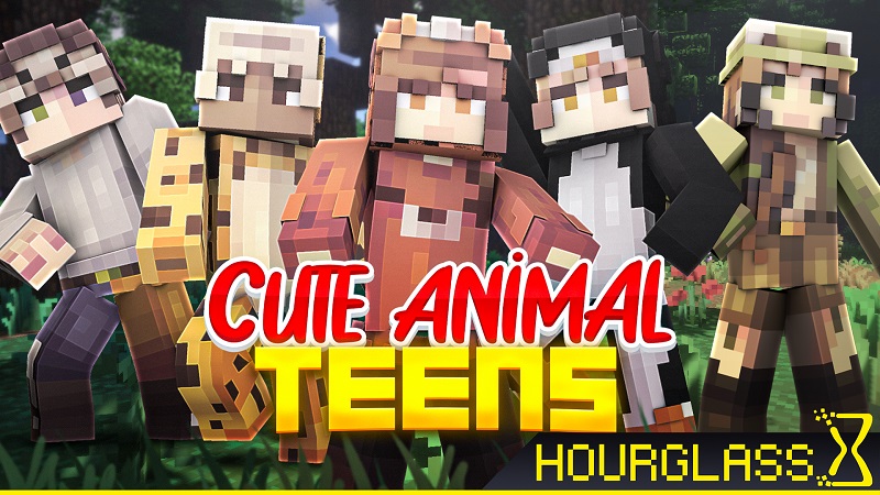 Cute Animal Teens Key Art