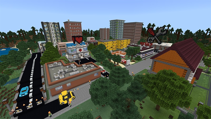 Construction Vehicles In Minecraft Marketplace Minecraft