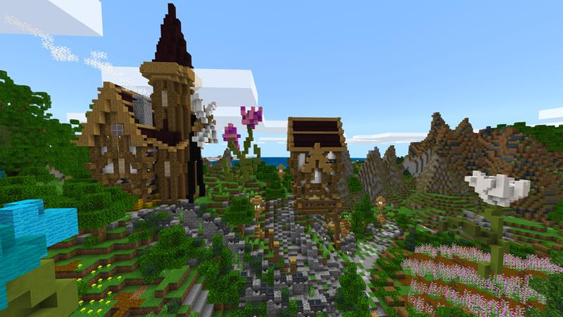 Simple Spawns Flower Town by Razzleberries
