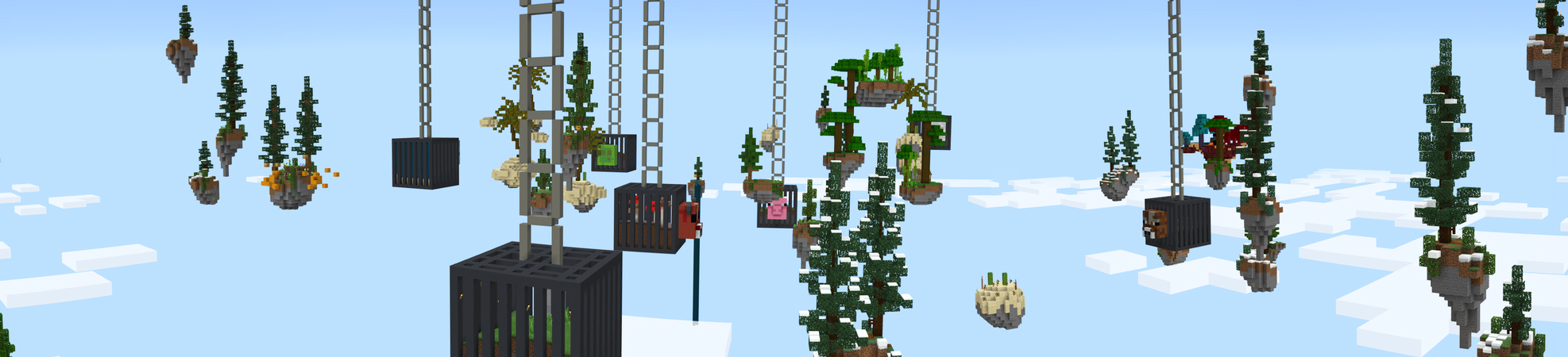 Giant Mobs Skyblock Panorama