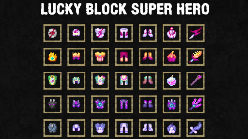 LUCKY BLOCK SUPER HEROES! Screenshot #1