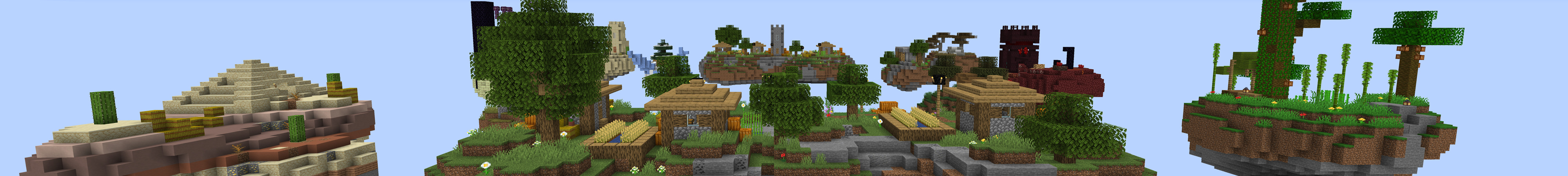 Village Skyblock Panorama