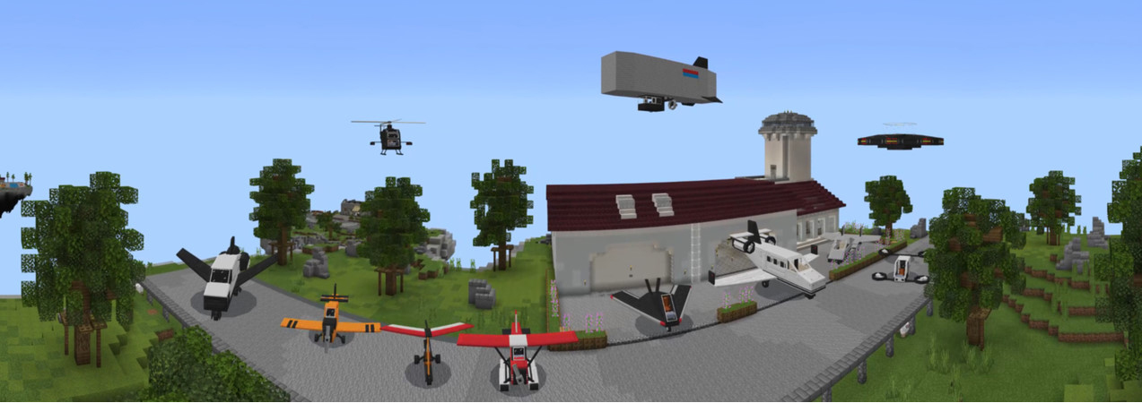Skyblock Planes Panorama