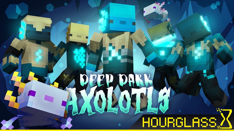 Deep Dark Axolotls Key Art