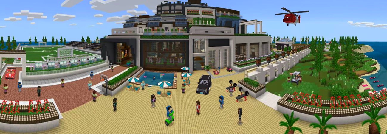 Billionaire Summer Mansion Panorama