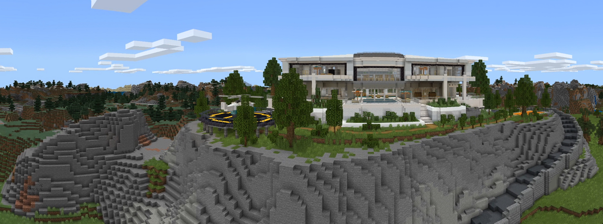 Millionaire Party Mansion Panorama