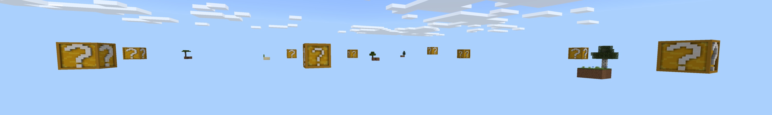 Skyblock Giant Lucky Blocks Panorama