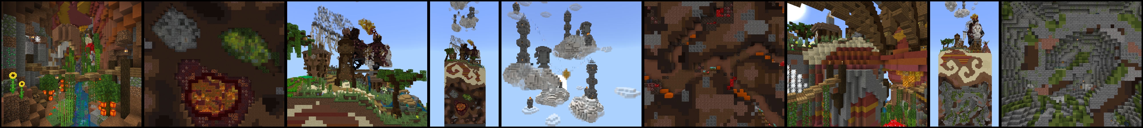 Solo Cube Skyblock Panorama