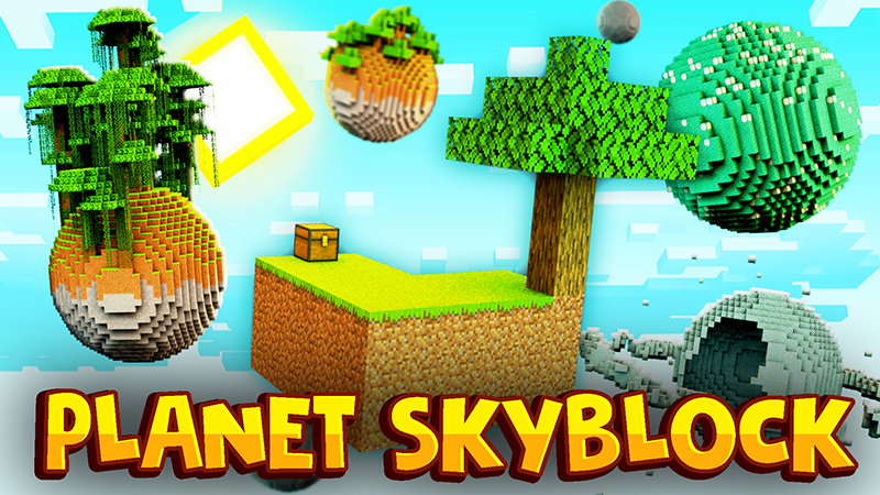 Planet Skyblock Key Art