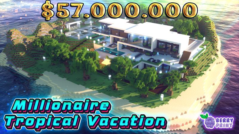 Millionaire Tropical Vacation Key Art