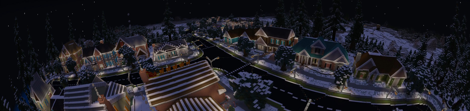 Santa's Lucky Blocks Panorama