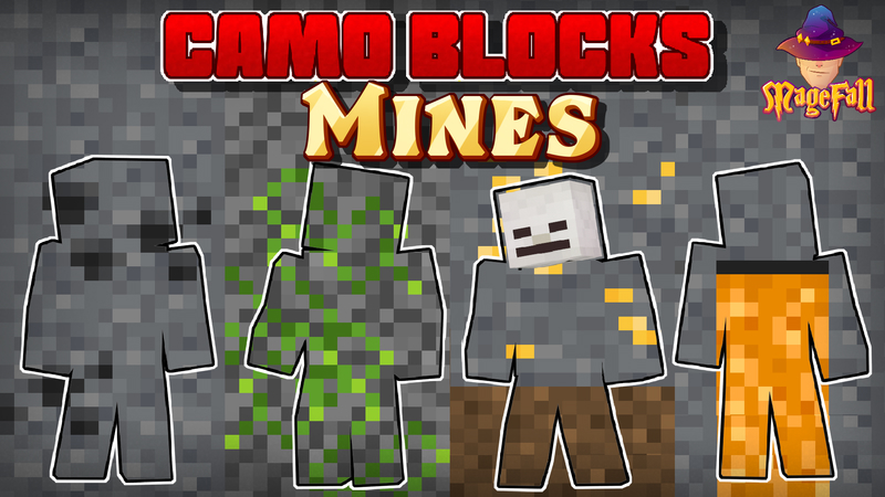 Camo Blocks: Mines Key Art