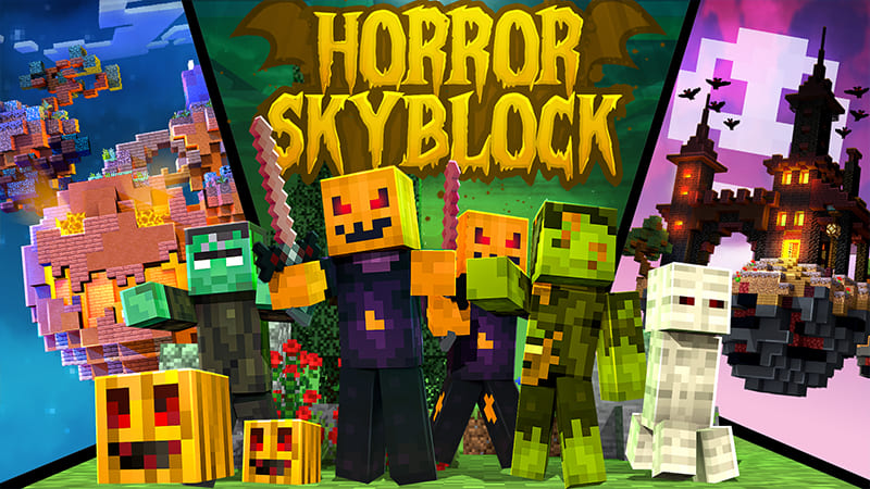 Horror Skyblock Key Art