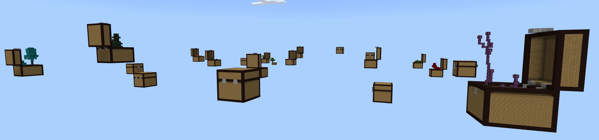 Skyblock Big Chests Panorama